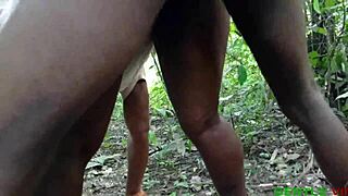 Young Ebony Bends Over for BBC Fucking in Bed