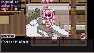 Noelle plays her best with toys and blowjob