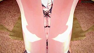 hey, arlecchino banging hard in genshin impact pov fantasy