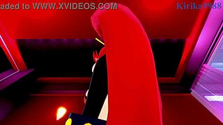 omg yoko littner hentai sex is so intense with creampie