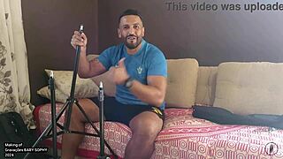 Baby Sophy in Red Lingerie Doggystyle Fucking with Heels and Natural Tits