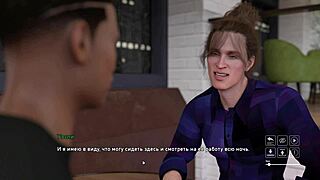 Steps of Debauchery Part 1 - Old Man in Brothel with Sexy Big Ass Wife! Wild Action Unfolds!