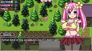 Noelle plays her best with toys and blowjob