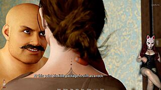 Rough doggystyle on the desk with big-titted cosplay babe. Tales from the Deep Eve Ep 4.