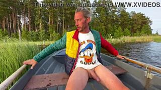 Wild Outdoor Sex on a Lake Boat!