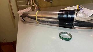 Girlfriend swallows big cock in group orgy.