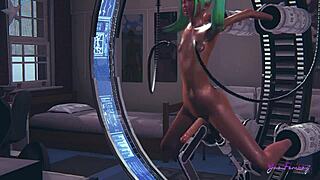 ugh, i can’t believe ash got stuck in that sex machine, total yaoi femboy chaos!