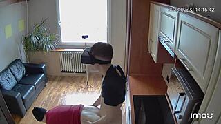 yo, scoout007 banging hard on the kitchen counter!