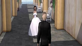 3d hentai with massive cock pounding huge boobs in wild anime scene