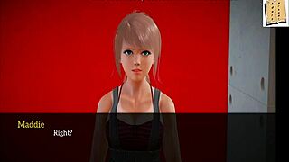 My new family explores erotic adventures in a 3D anime game