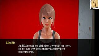 My new family explores erotic adventures in a 3D anime game