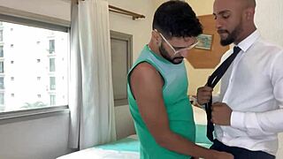 want to see marcos goiano fucked by the endowed macho kael martin in intense gay action?