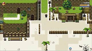 Lost lagoon harem game episode 6 features a cute beauty bathing naked in public.