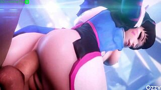video game girls showing off hot moves