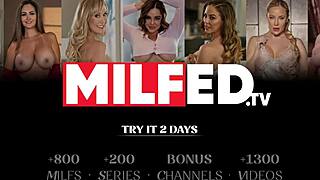 Lesbian Step Moms Dominate and Fuck 18yo Step Daughter Hard