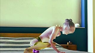 Watch This Teen Masturbate In Stockings!