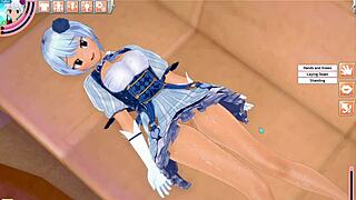 yukino agria from fairy tail gets into some steamy 3d cartoon hentai porn