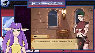 Azula Showers in Avatar Trainer Part Twenty-One