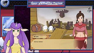 Azula Showers in Avatar Trainer Part Twenty-One