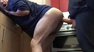 Bisexual guy lets friend sneak up and take his tight ass.