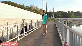 Jeny Smith flaunts daring transparent dress in public heat