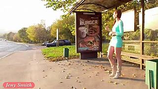 Jeny Smith flaunts daring transparent dress in public heat