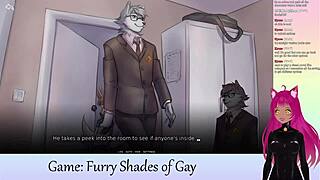 Vtuber Lewdneko PLAYS furry shades of GAY part 1