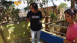 Hey dude, I used gym tricks to bang my petite neighbor slut!