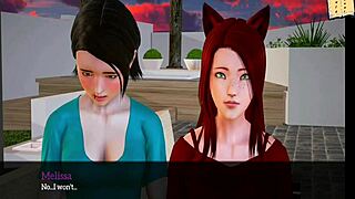 My New Family Part 286: Redhead Teen With Small Tits Gets Erotic Action.