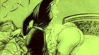 Vintage Erotic Drawings Showcase Retro Anime Style Art