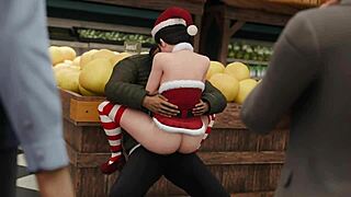 Koharu frozen in time for steamy 3D doggystyle action