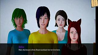 My New Family Part 286: Redhead Teen With Small Tits Gets Erotic Action.