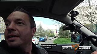 cute teen jessii van riva gets intimate in stairwell scene