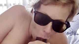 Busty milf takes huge load from doc's cock