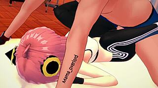 Anya Finished Exercising And Wants To Sit On A Big Dick Now!