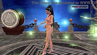 Animated 3d cartoon porn video of indian bbhabhigiving sexy poses in many positions