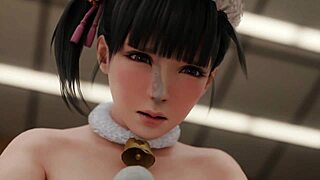 Koharu frozen in time for steamy 3D doggystyle action