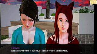 My New Family Part 286: Redhead Teen With Small Tits Gets Erotic Action.