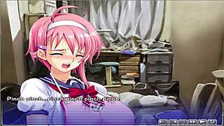 Intense Hentai Virgin Loses Virginity In Cartoon Anime Game Episode