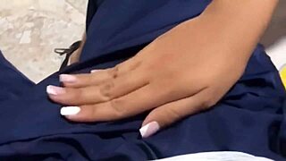 Hey, I found this innocent big-ass girl with small tits in the park, she agrees to fuck in a motel for money 😈