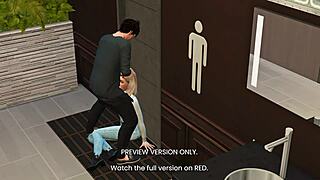 3D Hentai Sex In Bar With Band