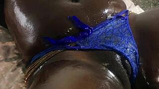 Yoni Massage Therapist Works Pussy Lips of Housewife in Intimate 1on1 Session