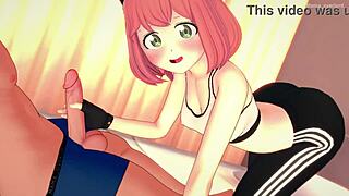 Anya Finished Exercising And Wants To Sit On A Big Dick Now!