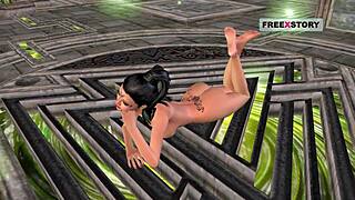 Feel the passion in this 3d cartoon of indian bhabhi in sexy positions