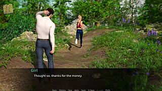 Nursing back to pleasure in hentai game