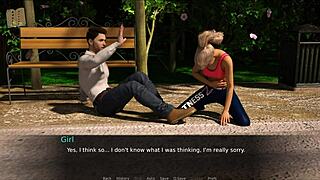 Nursing back to pleasure in hentai game