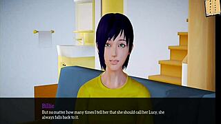 My New Family Part 286: Redhead Teen With Small Tits Gets Erotic Action.