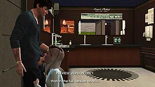 3D Hentai Sex In Bar With Band