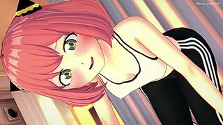 Anya Finished Exercising And Wants To Sit On A Big Dick Now!