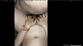 Damn, check out this hot teen with big tits bent over doggystyle!